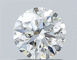 Picture of Natural Diamond 0.90 Carats, Round with Excellent Cut, I Color, VS1 Clarity and Certified by GIA
