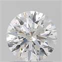 Natural Diamond 1.13 Carats, Round with Excellent Cut, G Color, I1 Clarity and Certified by GIA