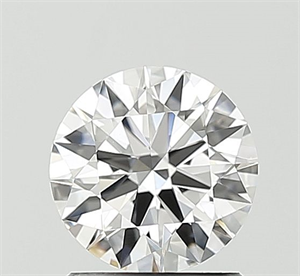 Picture of Lab Grown Diamond 1.02 Carats, Round with Ideal Cut, D Color, VVS2 Clarity and Certified by IGI
