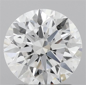 Picture of Lab Grown Diamond 1.53 Carats, Round with Ideal Cut, D Color, VS1 Clarity and Certified by IGI