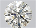 Natural Diamond 1.21 Carats, Round with Very Good Cut, I Color, SI1 Clarity and Certified by IGI