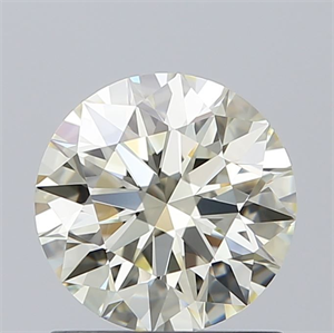 Picture of Natural Diamond 1.07 Carats, Round with Excellent Cut, M Color, IF Clarity and Certified by GIA