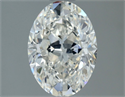 Diamante Natural 1.30 quilates, Ovalado , Color G, claridad SI1 y certificado IGI