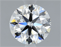 Natural Diamond 0.70 Carats, Round with Very Good Cut, G Color, VVS1 Clarity and Certified by GIA