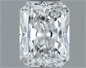 Natural Diamond 0.50 Carats, Radiant with  Cut, E Color, VS1 Clarity and Certified by GIA