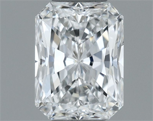 Picture of Natural Diamond 0.50 Carats, Radiant with  Cut, E Color, VS1 Clarity and Certified by GIA