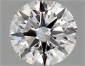 Diamante Natural 0.46 quilates, Redondo , Color F, claridad IF y certificado GIA