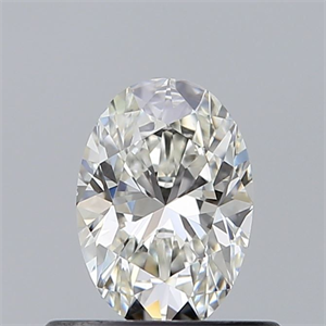 Picture of Natural Diamond 0.51 Carats, Oval with  Cut, H Color, VS1 Clarity and Certified by GIA