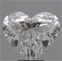 Natural Diamond 5.16 Carats, Heart with  Cut, D Color, VVS2 Clarity and Certified by GIA