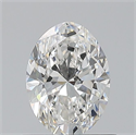 Natural Diamond 0.70 Carats, Oval with  Cut, E Color, VVS2 Clarity and Certified by GIA