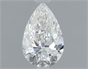 Diamante Natural 0.41 quilates, De pera , Color H, claridad VS1 y certificado GIA