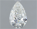 Natural Diamond 0.41 Carats, Pear with  Cut, H Color, VS1 Clarity and Certified by GIA