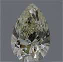 Natural Diamond 0.60 Carats, Pear with  Cut, L Color, VS1 Clarity and Certified by GIA