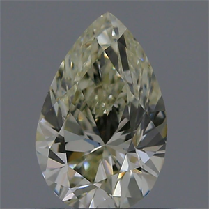 Picture of Natural Diamond 0.60 Carats, Pear with  Cut, L Color, VS1 Clarity and Certified by GIA