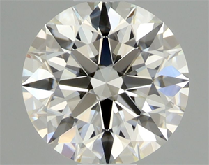 Picture of Natural Diamond 0.50 Carats, Round with Excellent Cut, J Color, VVS1 Clarity and Certified by GIA