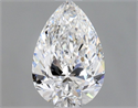 Natural Diamond 0.81 Carats, Pear with  Cut, D Color, VS1 Clarity and Certified by GIA