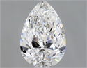 Diamante Natural 0.81 quilates, De pera , Color D, claridad VS1 y certificado GIA