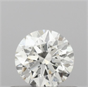 Diamante Natural 0.43 quilates, Redondo , Color H, claridad SI1 y certificado IGI