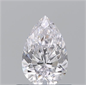 Diamante Natural 0.70 quilates, De pera , Color E, claridad VS2 y certificado GIA