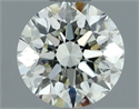 Natural Diamond 0.70 Carats, Round with Excellent Cut, K Color, SI1 Clarity and Certified by IGI
