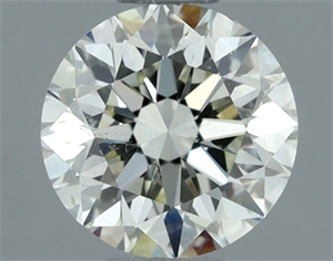 Picture of Natural Diamond 0.70 Carats, Round with Excellent Cut, K Color, SI1 Clarity and Certified by IGI