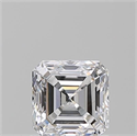 Natural Diamond 1.01 Carats, Asscher with  Cut, D Color, VS2 Clarity and Certified by GIA