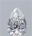 Diamante Natural 0.30 quilates, De pera , Color E, claridad VS1 y certificado GIA