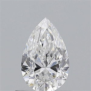 Picture of Natural Diamond 0.70 Carats, Pear with  Cut, D Color, VS1 Clarity and Certified by GIA