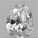 Natural Diamond 0.18 Carats, Oval with  Cut, E Color, VS2 Clarity and Certified by IGI
