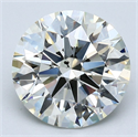 Diamante Natural 3.01 quilates, Redondo , Color K, claridad SI2 y certificado GIA