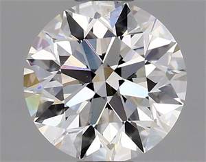 Foto Diamante Natural 0.61 quilates, Redondo , Color F, claridad SI1 y certificado GIA de