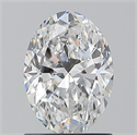 Natural Diamond 1.20 Carats, Oval with  Cut, D Color, VS1 Clarity and Certified by GIA
