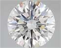 Lab Grown Diamond 4.19 Carats, Round with Ideal Cut, F Color, VVS2 Clarity and Certified by IGI
