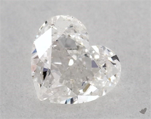 Picture of Natural Diamond 0.28 Carats, Heart with  Cut, F Color, I1 Clarity and Certified by GIA