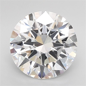 Picture of Lab Grown Diamond 4.19 Carats, Round with Excellent Cut, D Color, VVS2 Clarity and Certified by IGI
