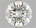 Diamante Natural 2.57 quilates, Redondo , Color J, claridad VS1 y certificado HRD