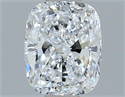 Natural Diamond 1.30 Carats, Cushion with  Cut, D Color, VVS2 Clarity and Certified by GIA