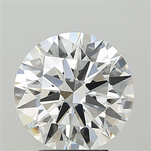 Picture of Lab Grown Diamond 3.53 Carats, Round with Ideal Cut, F Color, VVS2 Clarity and Certified by IGI