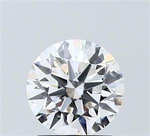 Picture of Lab Grown Diamond 1.54 Carats, Round with Ideal Cut, D Color, VS1 Clarity and Certified by IGI