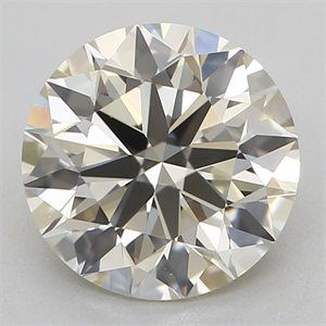 Picture of Natural Diamond 1.25 Carats, Round with Excellent Cut, N Color, VVS2 Clarity and Certified by GIA