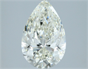 Natural Diamond 2.51 Carats, Pear with  Cut, I Color, SI1 Clarity and Certified by IGI
