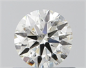 Diamante Natural 0.56 quilates, Redondo , Color I, claridad VVS2 y certificado GIA