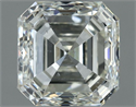 Natural Diamond 1.01 Carats, Asscher with  Cut, J Color, SI1 Clarity and Certified by IGI