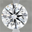Lab Grown Diamond 3.05 Carats, Round with Ideal Cut, E Color, VS1 Clarity and Certified by IGI