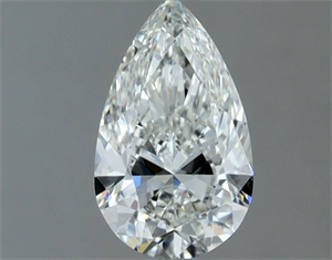 Picture of Natural Diamond 0.60 Carats, Pear with  Cut, H Color, VS1 Clarity and Certified by GIA