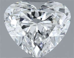 Picture of Natural Diamond 0.41 Carats, Heart with  Cut, F Color, VVS1 Clarity and Certified by GIA