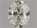 Natural Diamond 0.50 Carats, Oval with  Cut, K Color, VS1 Clarity and Certified by GIA