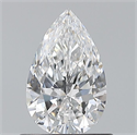 Diamante Natural 0.70 quilates, De pera , Color D, claridad VS1 y certificado GIA