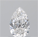 Natural Diamond 0.70 Carats, Pear with  Cut, E Color, VS1 Clarity and Certified by GIA