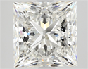 Natural Diamond 2.51 Carats, Princess with  Cut, G Color, VVS2 Clarity and Certified by GIA